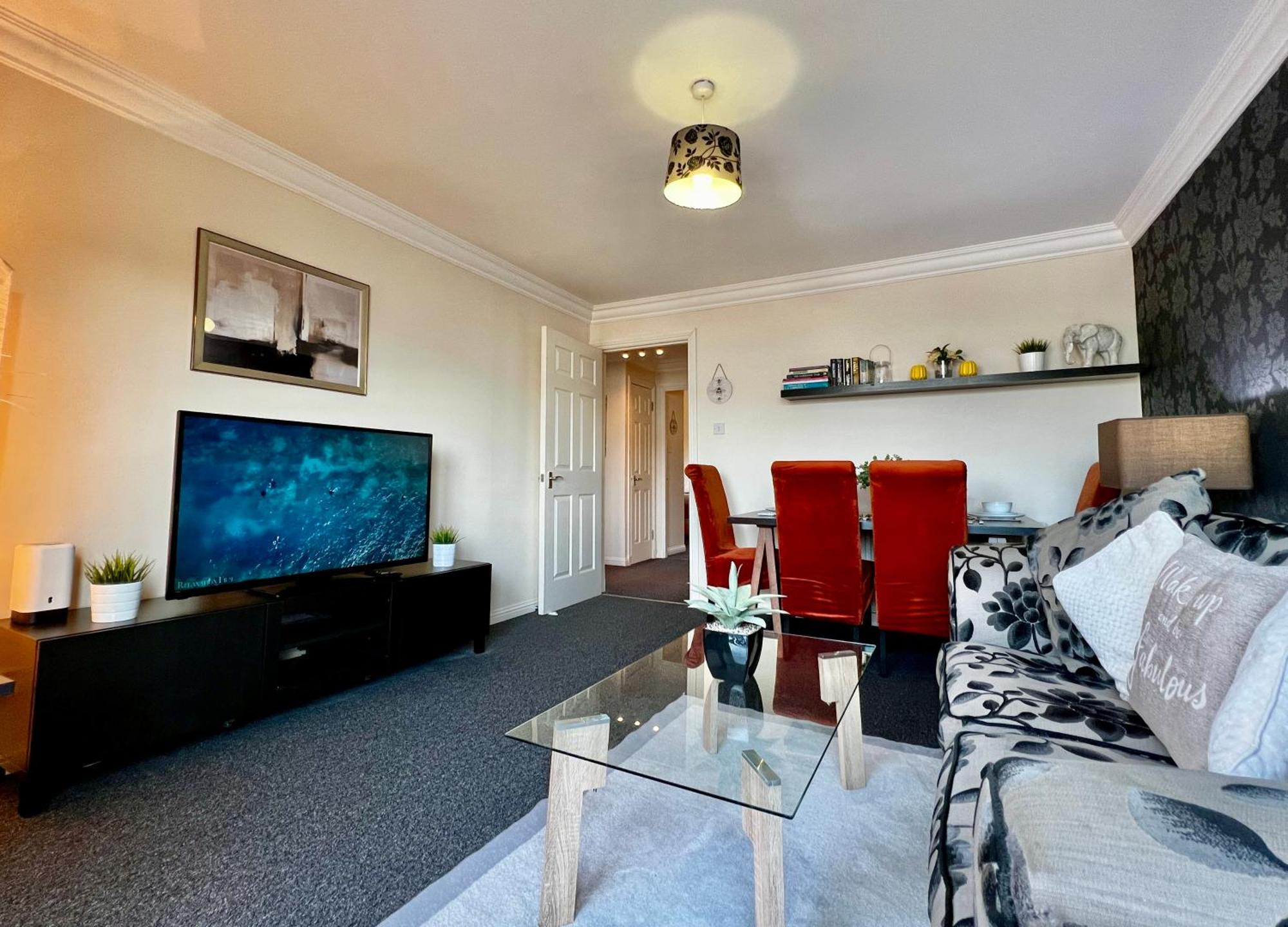 Stylish Modern Flat With Juliet Balcony & Parking Apartment Glasgow Exterior photo